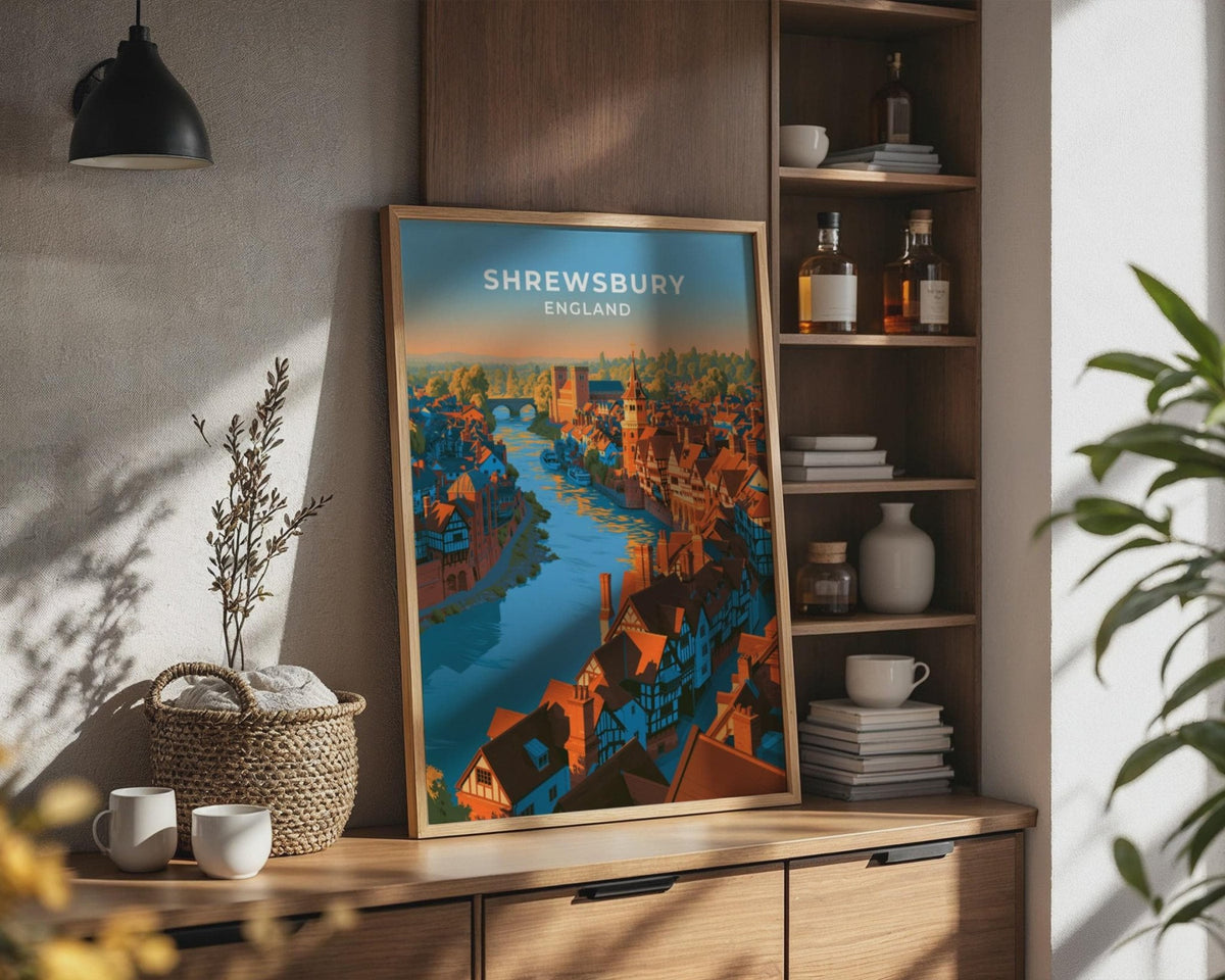 Shrewsbury Poster - WanderWall