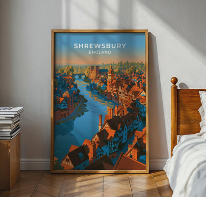 Shrewsbury Poster - WanderWall