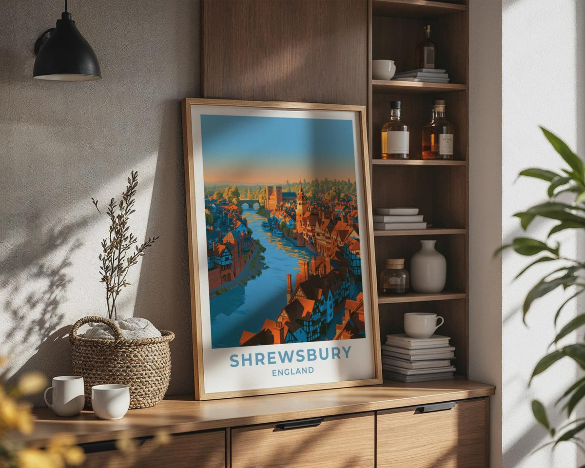 Shrewsbury Poster - WanderWall