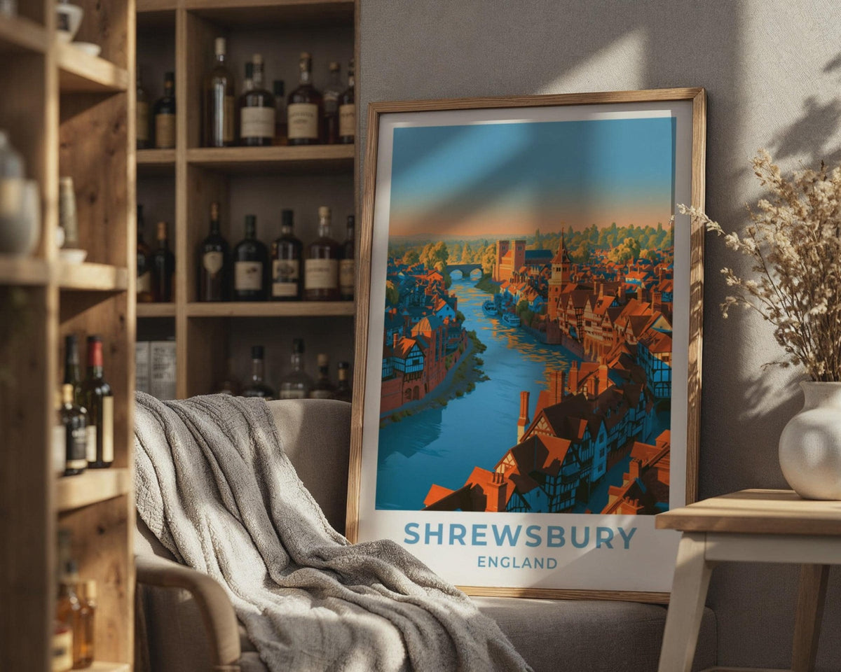 Shrewsbury Poster - WanderWall