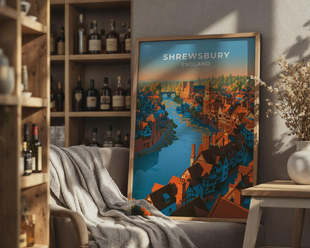 Shrewsbury Poster - WanderWall