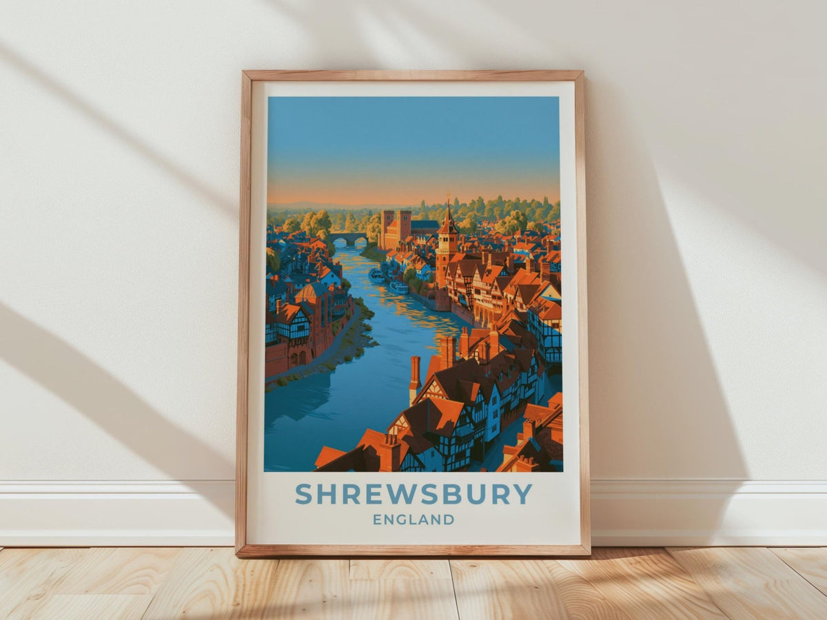 Shrewsbury Poster - WanderWall