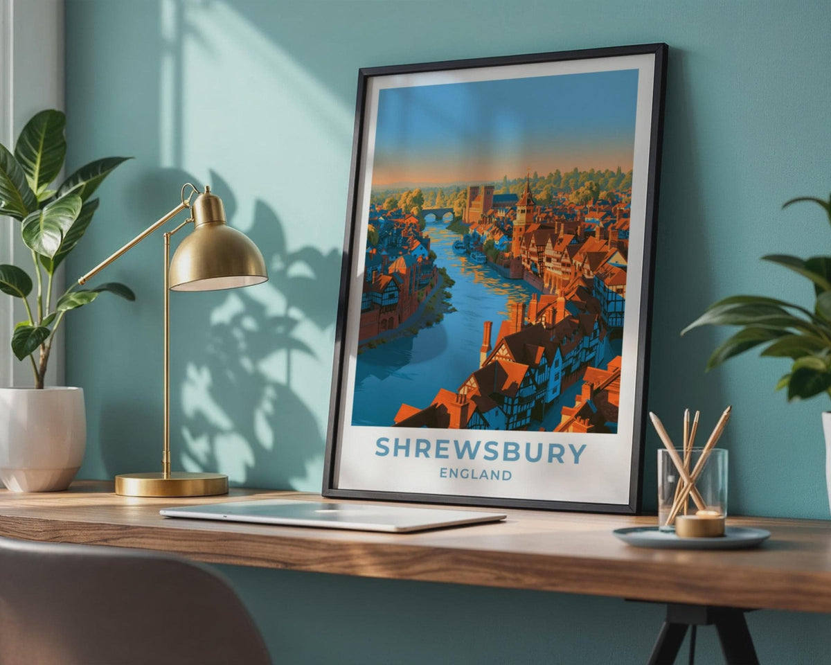 Shrewsbury Poster - WanderWall