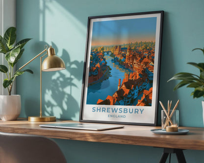 Shrewsbury Poster - WanderWall
