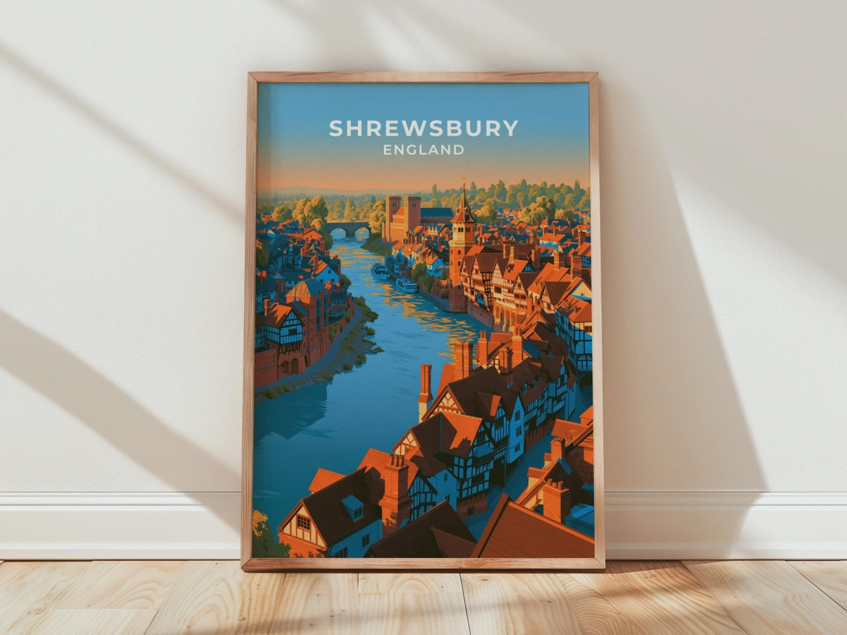 Shrewsbury Poster - WanderWall