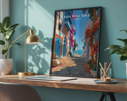 Sidi Bou Said Poster - WanderWall
