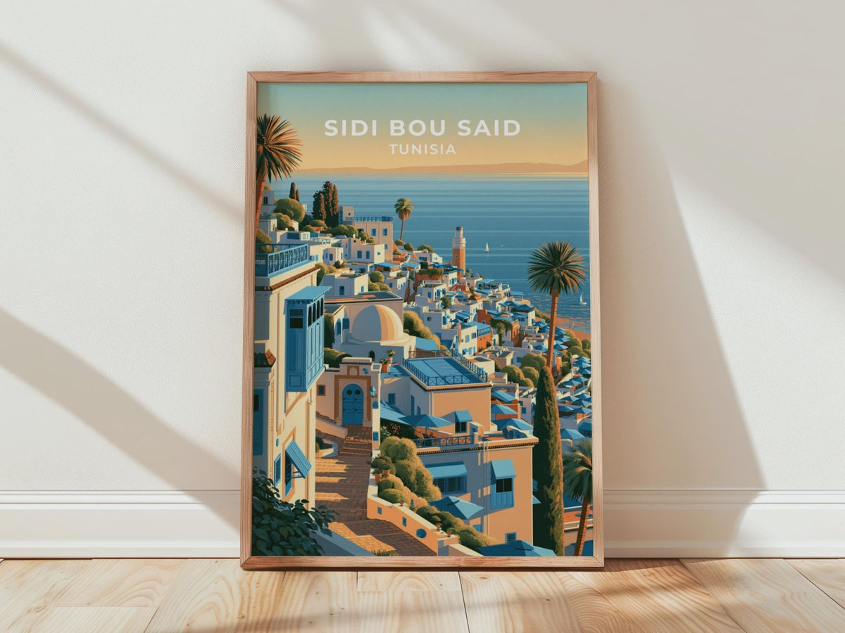 Sidi Bou Said Poster - WanderWall