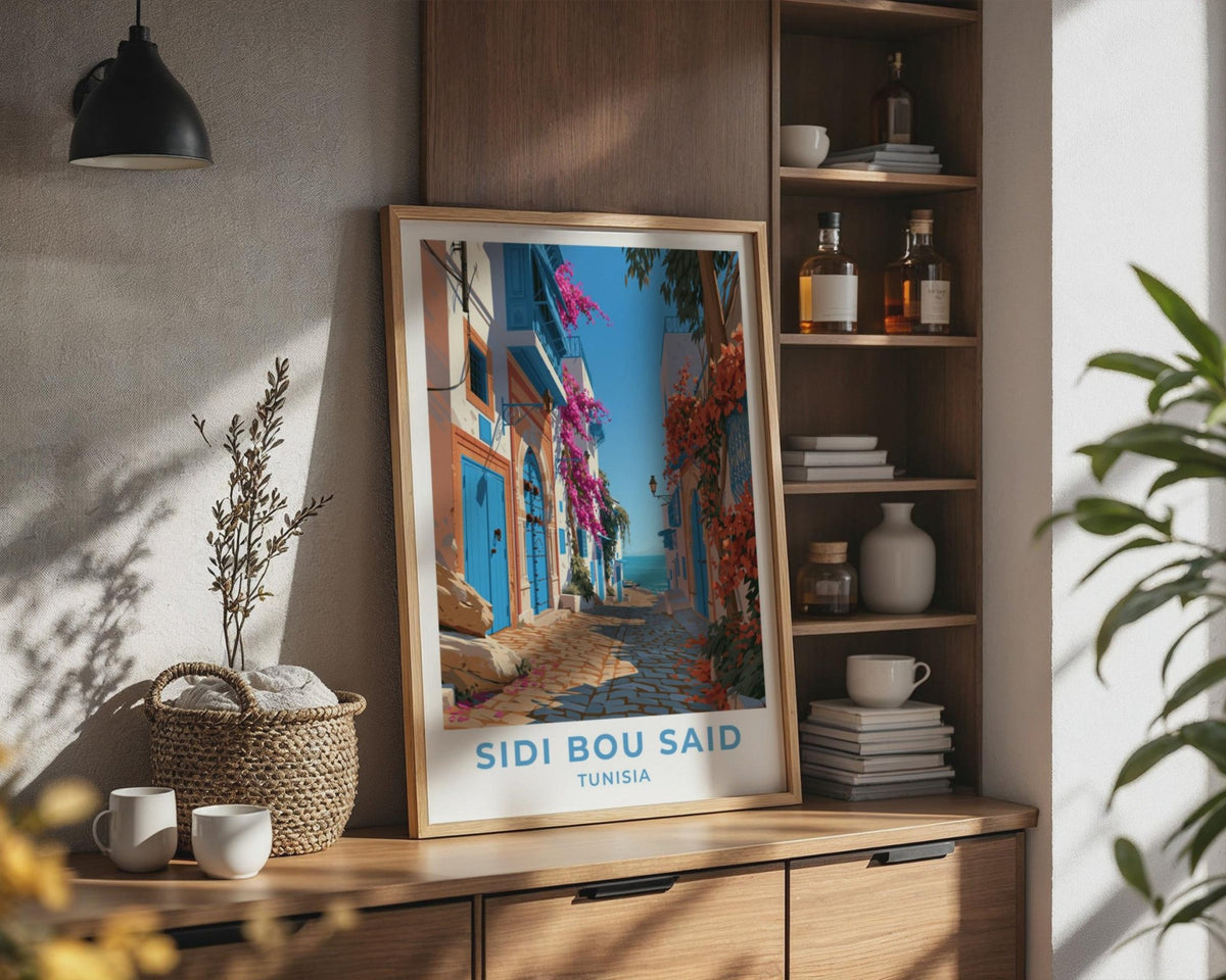 Sidi Bou Said Poster - WanderWall