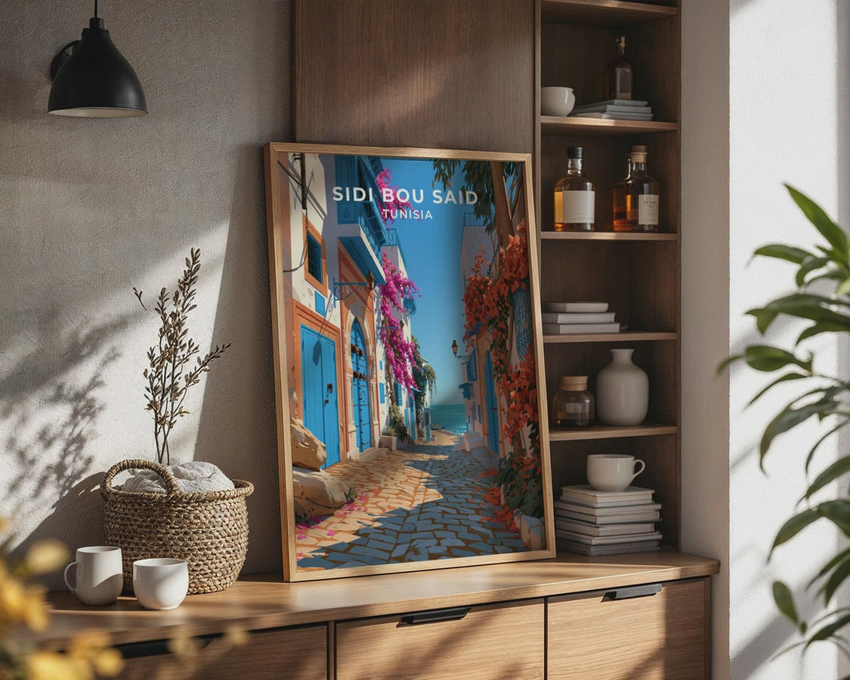 Sidi Bou Said Poster - WanderWall