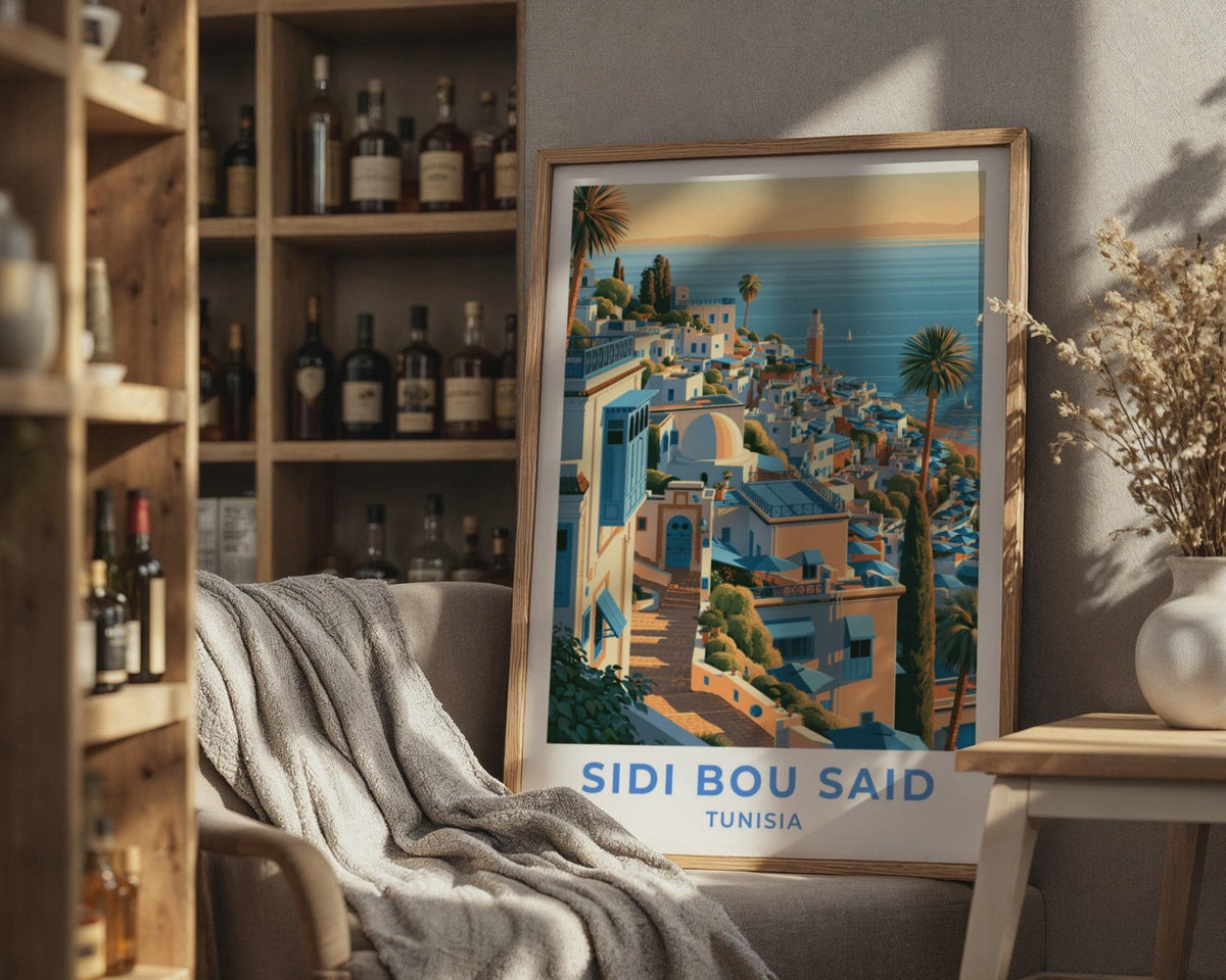 Sidi Bou Said Poster - WanderWall