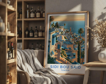Sidi Bou Said Poster - WanderWall