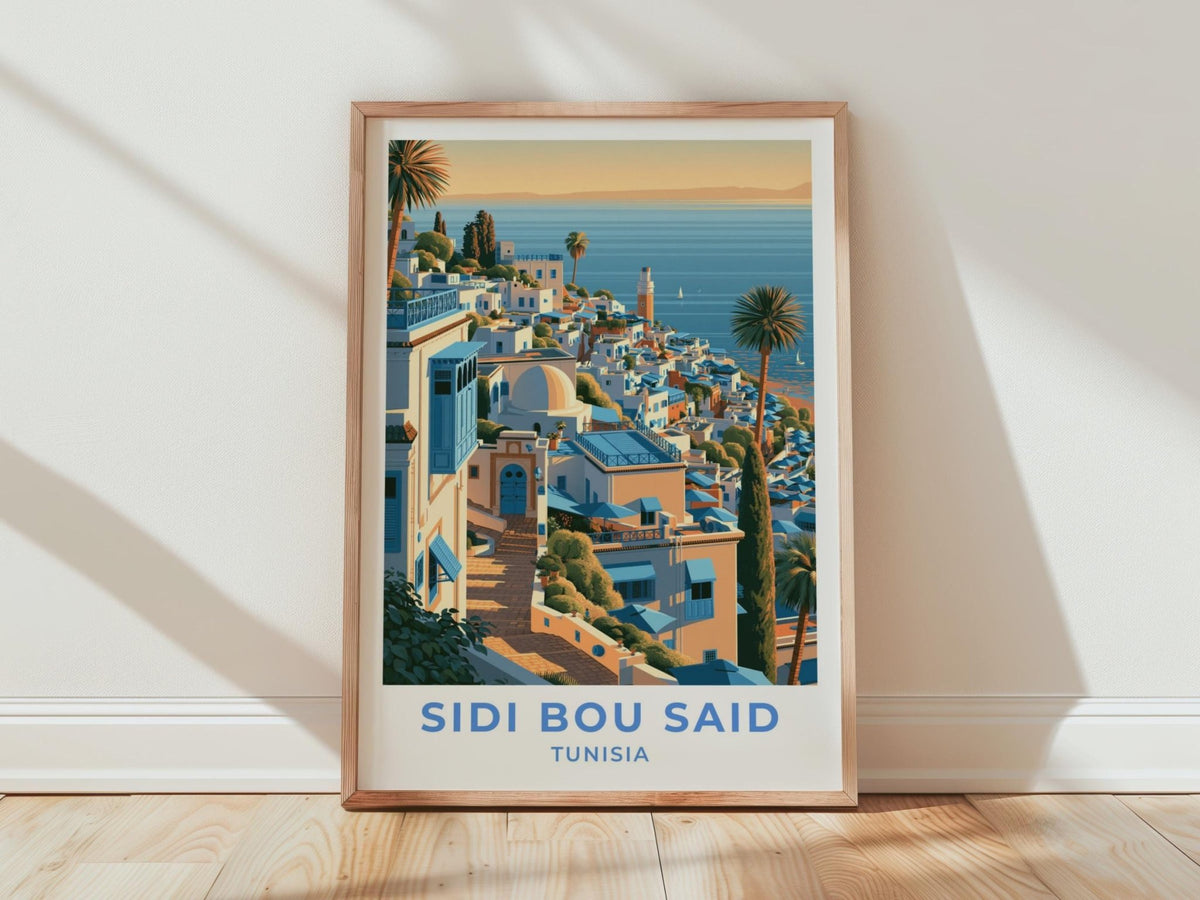 Sidi Bou Said Poster - WanderWall