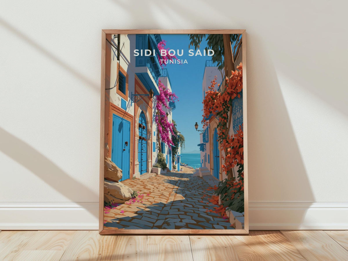 Sidi Bou Said Poster - WanderWall