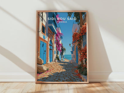 Sidi Bou Said Poster - WanderWall