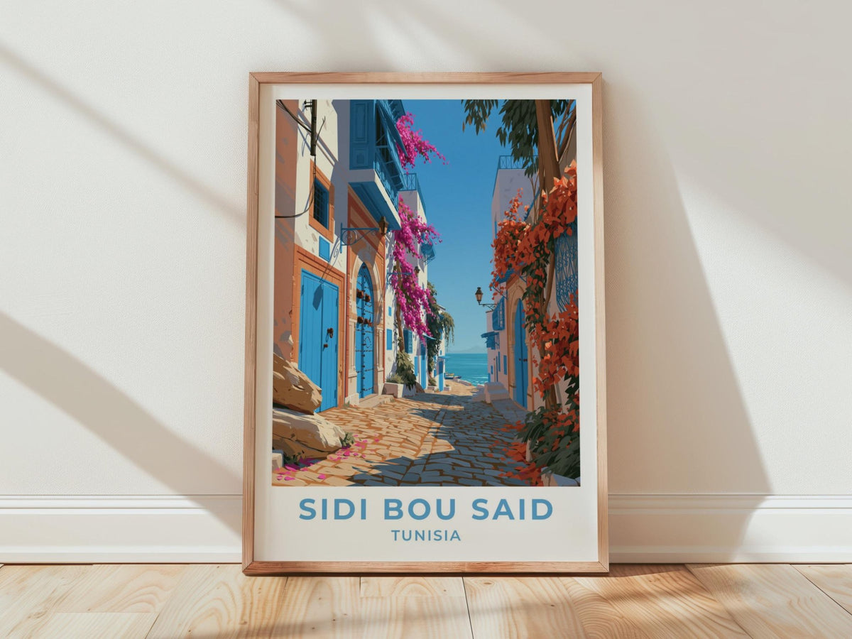 Sidi Bou Said Poster - WanderWall