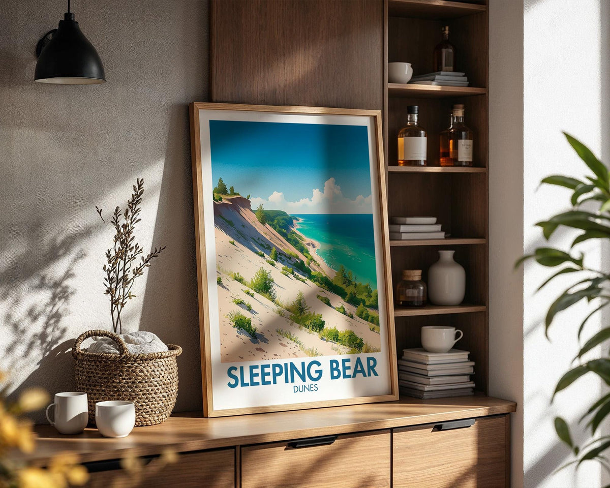 Sleeping Bear Dunes Poster - WanderWall