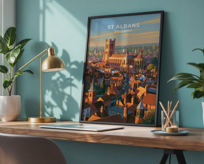 St Albans Poster - WanderWall