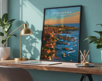 St Andrews Poster - WanderWall
