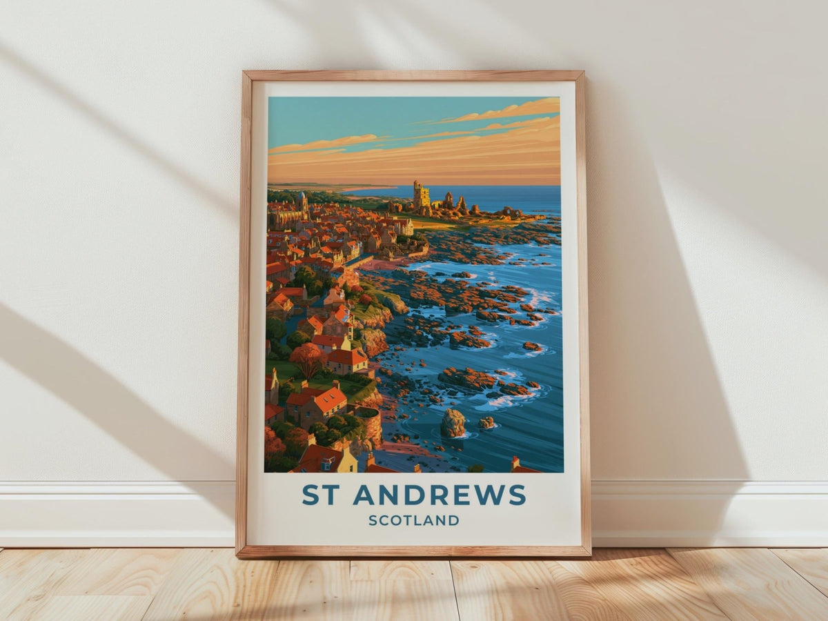St Andrews Poster - WanderWall