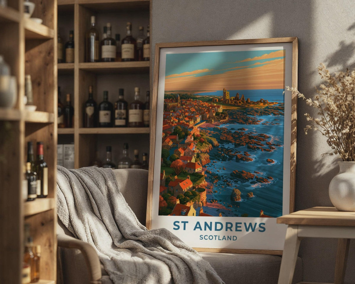 St Andrews Poster - WanderWall