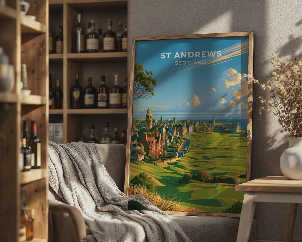 St Andrews Poster - WanderWall