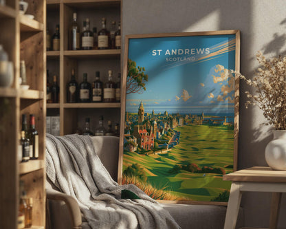 St Andrews Poster - WanderWall