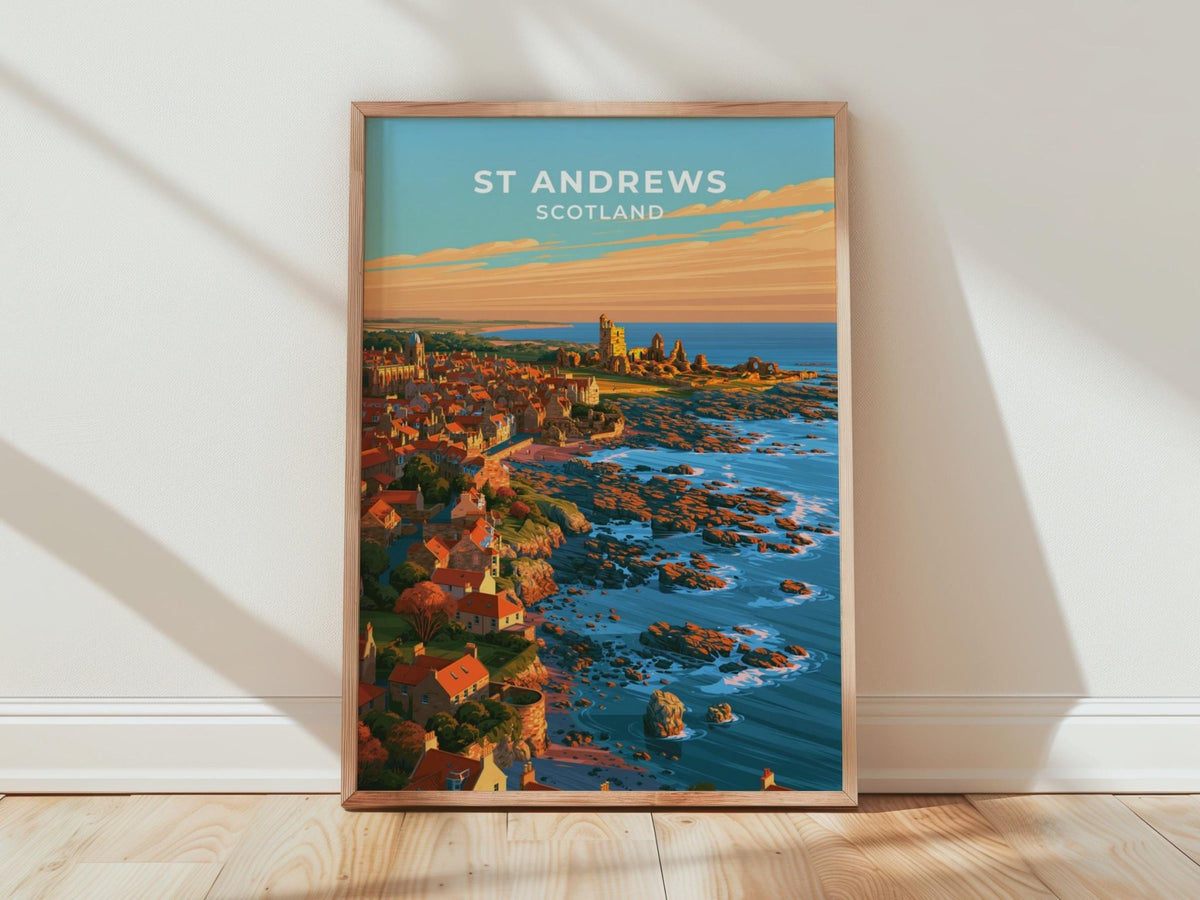 St Andrews Poster - WanderWall