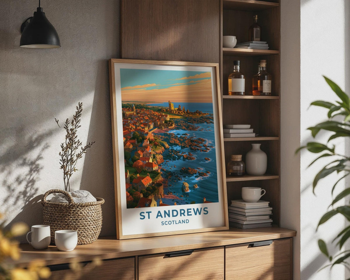 St Andrews Poster - WanderWall