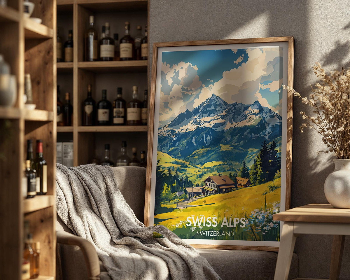 Swiss Alps Poster - WanderWall