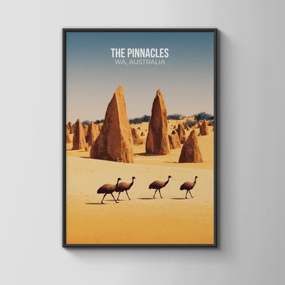 The Pinnacles WA Australia Print Wall Art - WanderWall