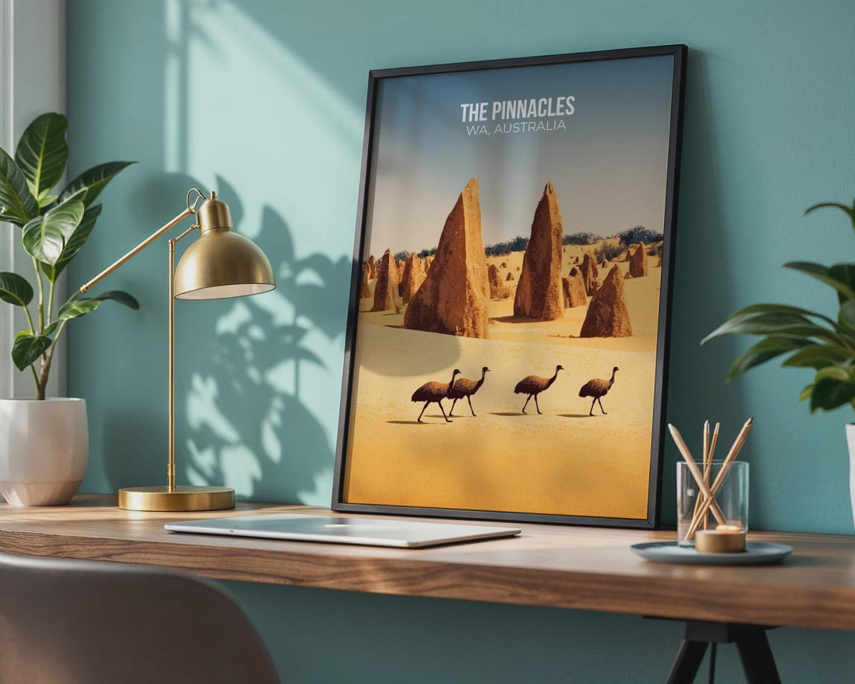 The Pinnacles WA Australia Print Wall Art - WanderWall