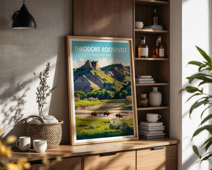 Theodore Roosevelt National Park Poster - WanderWall