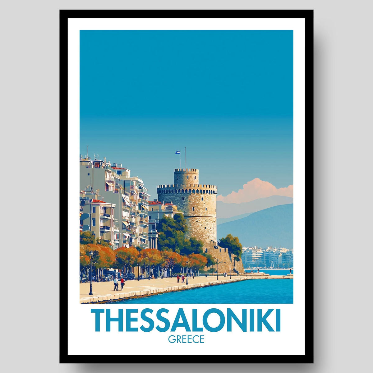 Thessaloniki Poster - WanderWall
