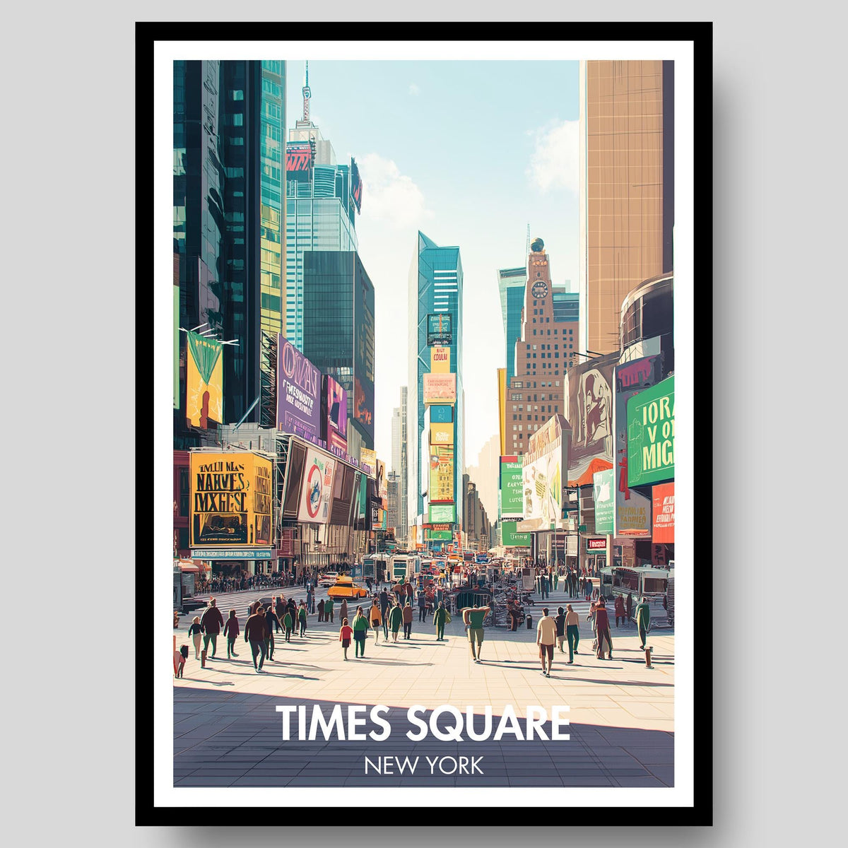 Times Square Poster - WanderWall