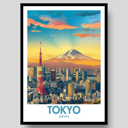 Tokyo Poster - WanderWall