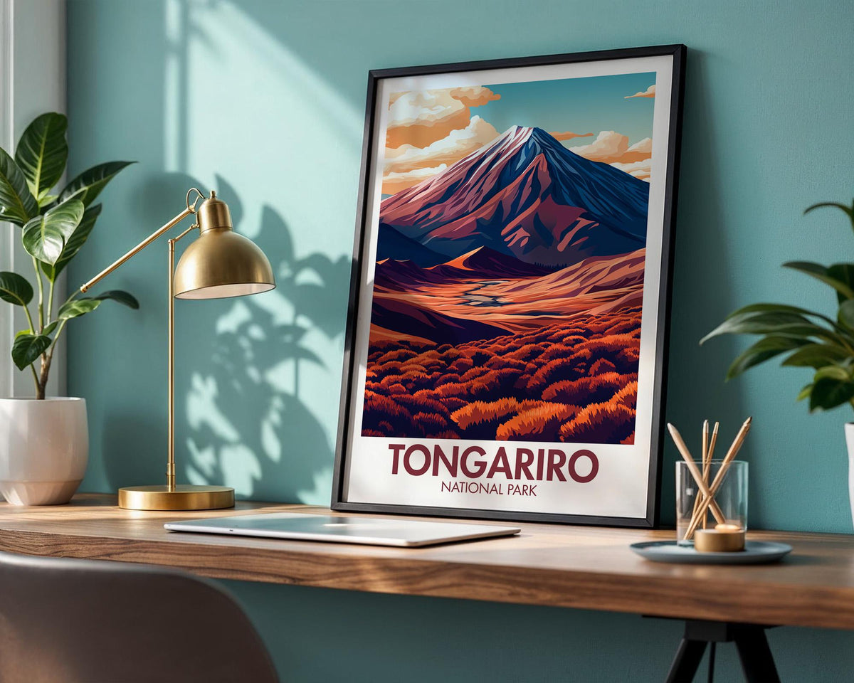 Tongariro National Park Poster - WanderWall