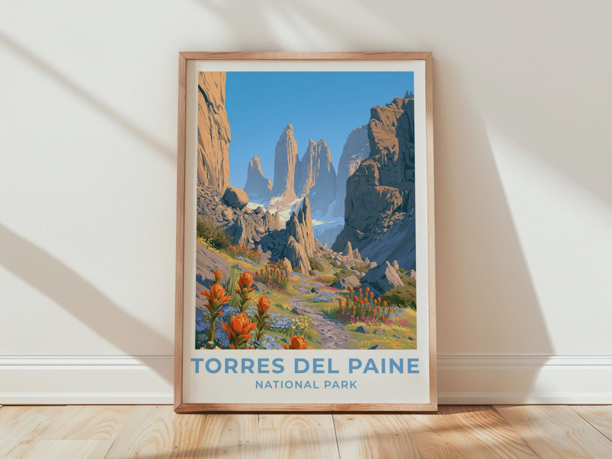 Torres del Paine Poster - WanderWall