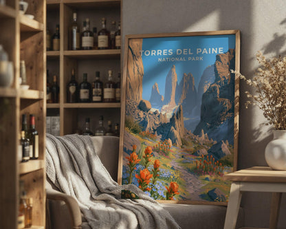 Torres del Paine Poster - WanderWall