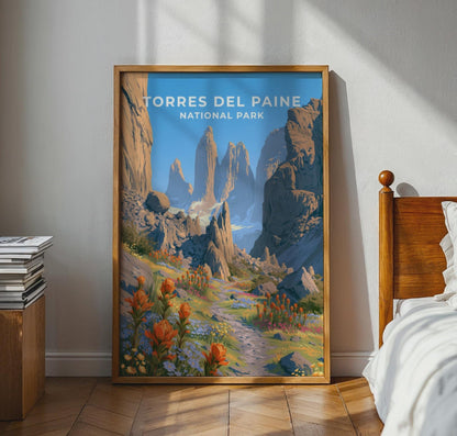 Torres del Paine Poster - WanderWall