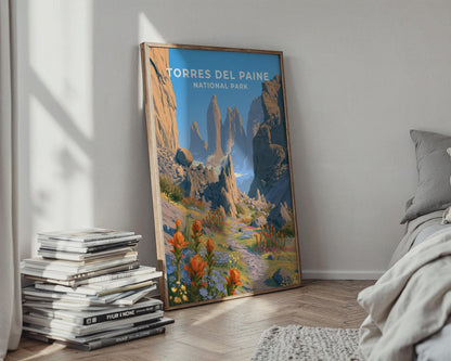 Torres del Paine Poster - WanderWall