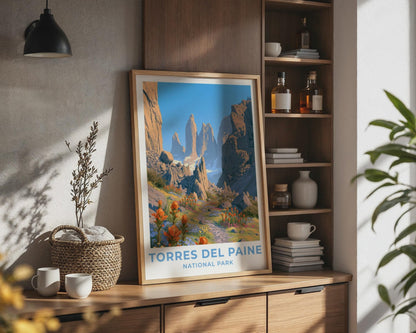 Torres del Paine Poster - WanderWall