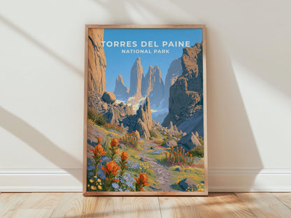 Torres del Paine Poster - WanderWall