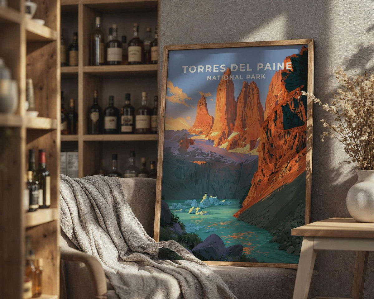 Torres del Paine Poster - WanderWall