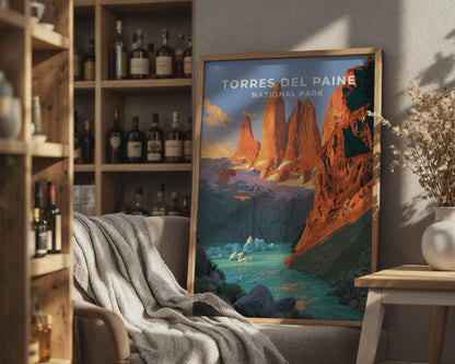 Torres del Paine Poster - WanderWall