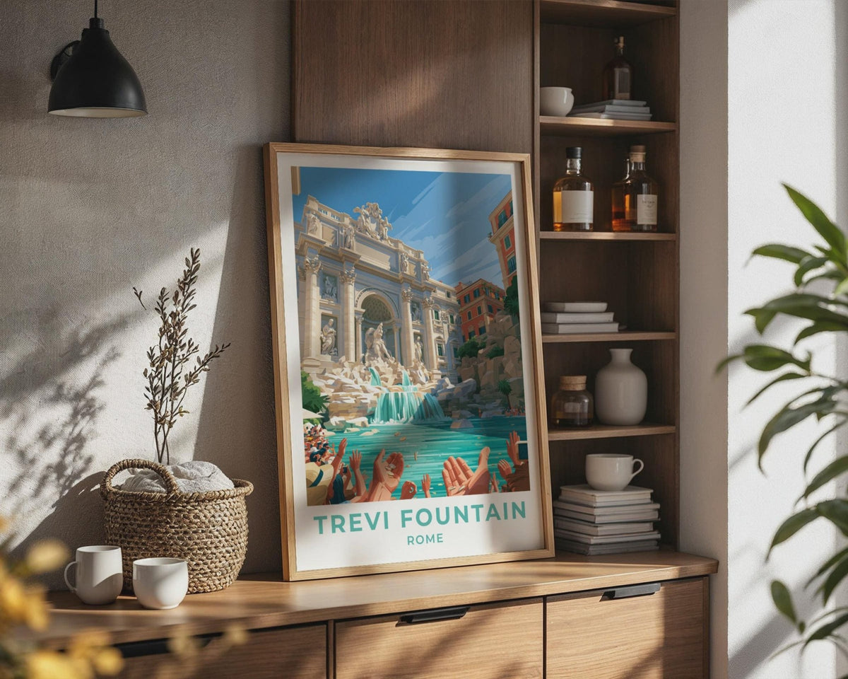 Trevi Fountain Poster - WanderWall