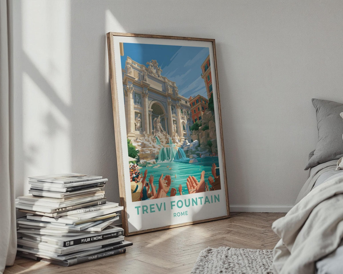 Trevi Fountain Poster - WanderWall