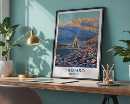 Tromsø Norway Travel Poster - WanderWall