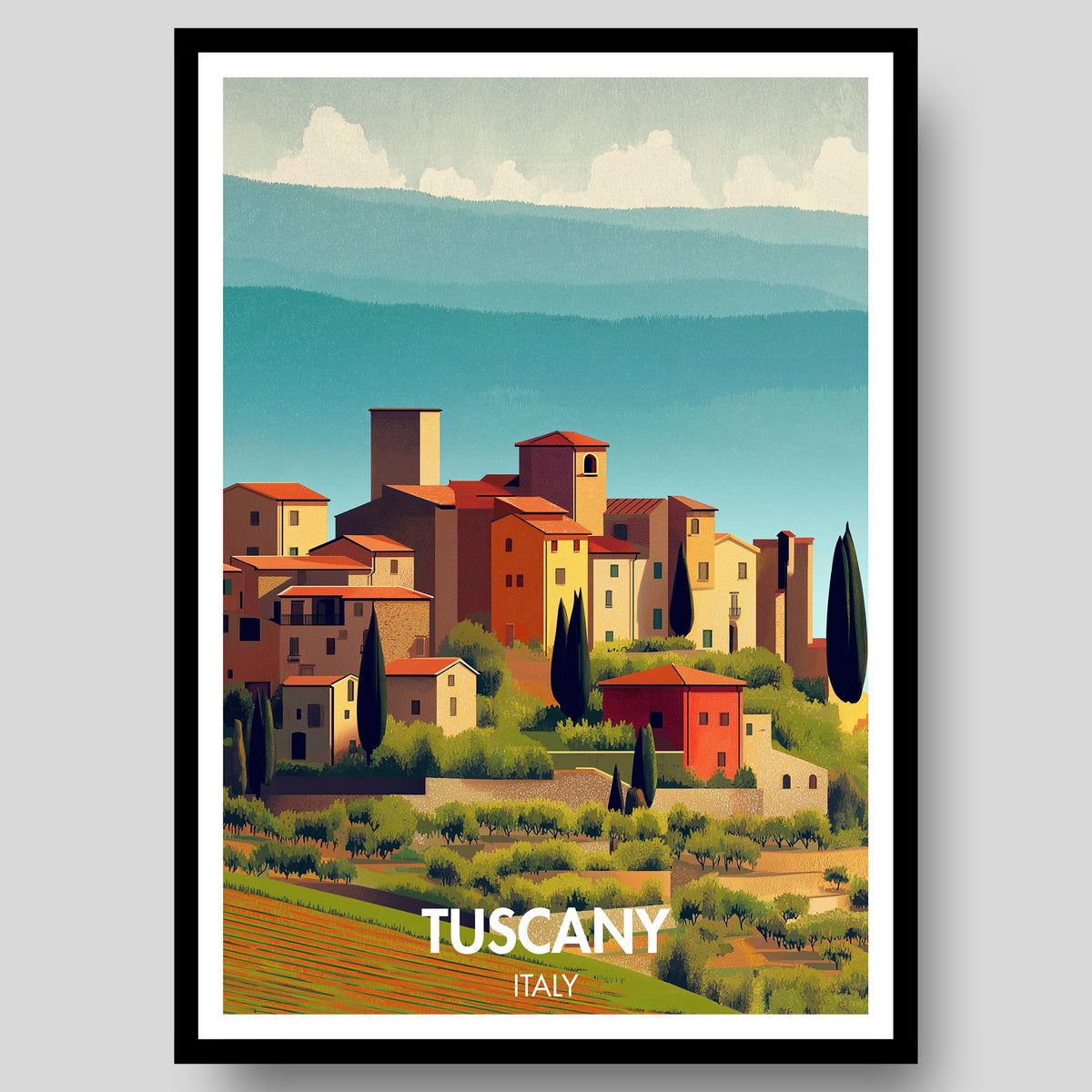 Tuscany Poster - WanderWall