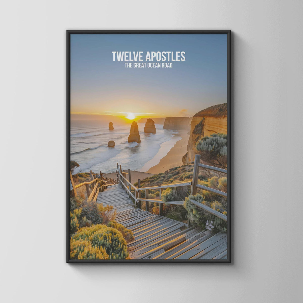 Twelve Apostles Wall Art Coastal Landscape Print - WanderWall