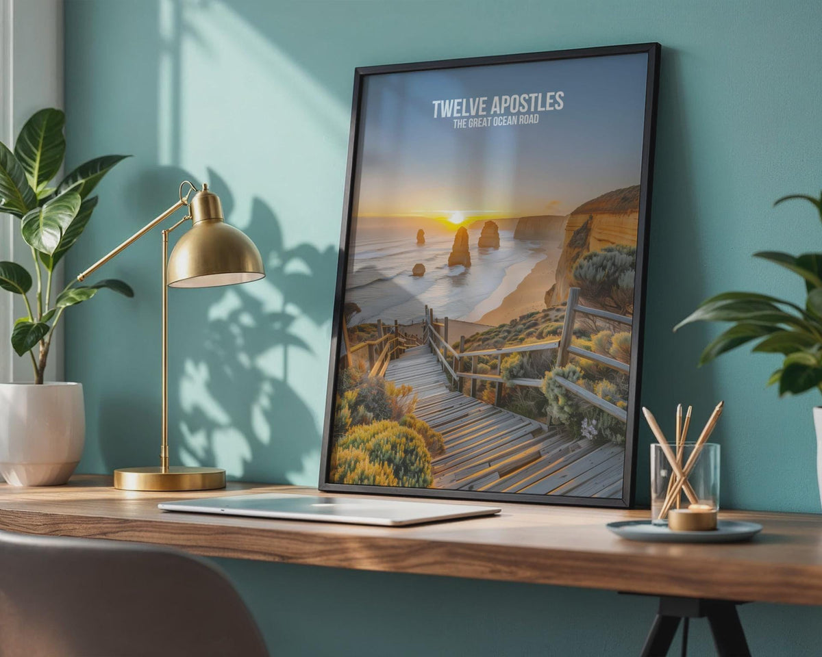 Twelve Apostles Wall Art Coastal Landscape Print - WanderWall